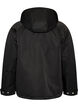 Vatteret parka med aftagelig h&aelig;tte, Sort, Packshot image number 1