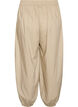 Ballonbukser med lommer og elastisk linning, Beige, Packshot image number 1