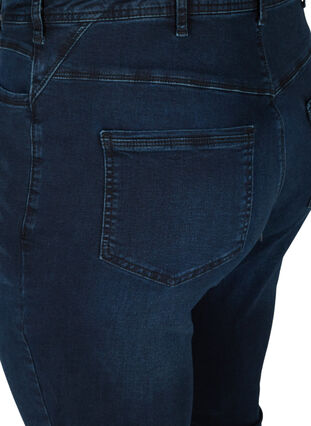 Super slim Amy jeans med høj talje , Dark blue denim, Packshot image number 3