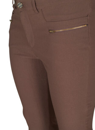 Cropped bukser med lynlåsdetaljer, Shopping Bag, Packshot image number 2
