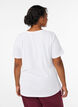 T-shirt med motiv, Hvid, Model image number 2
