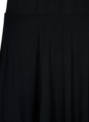 Løs viskose nederdel, Black, Packshot image number 2