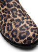 Wide fit - Kort gummistøvle med elastisk neopren skaft, Leopard AOP, Packshot image number 3