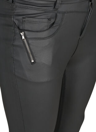 Super slim fit jeans med høj talje, Black, Packshot image number 2