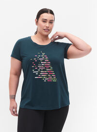 Trænings t-shirt med print, Ponderosa Pine w. A, Model