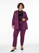 Klassisk blazer med knaplukning, Lilla, Model image number 1