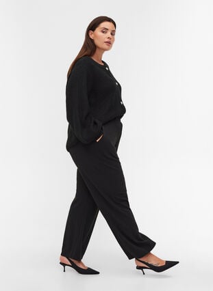 Løse bukser med lommer, Black, Model image number 3
