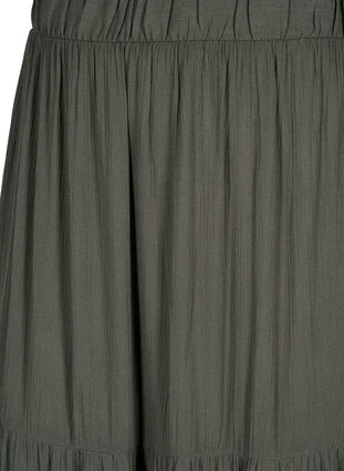 Lang nederdel med elastik i taljen, Thyme, Packshot image number 2