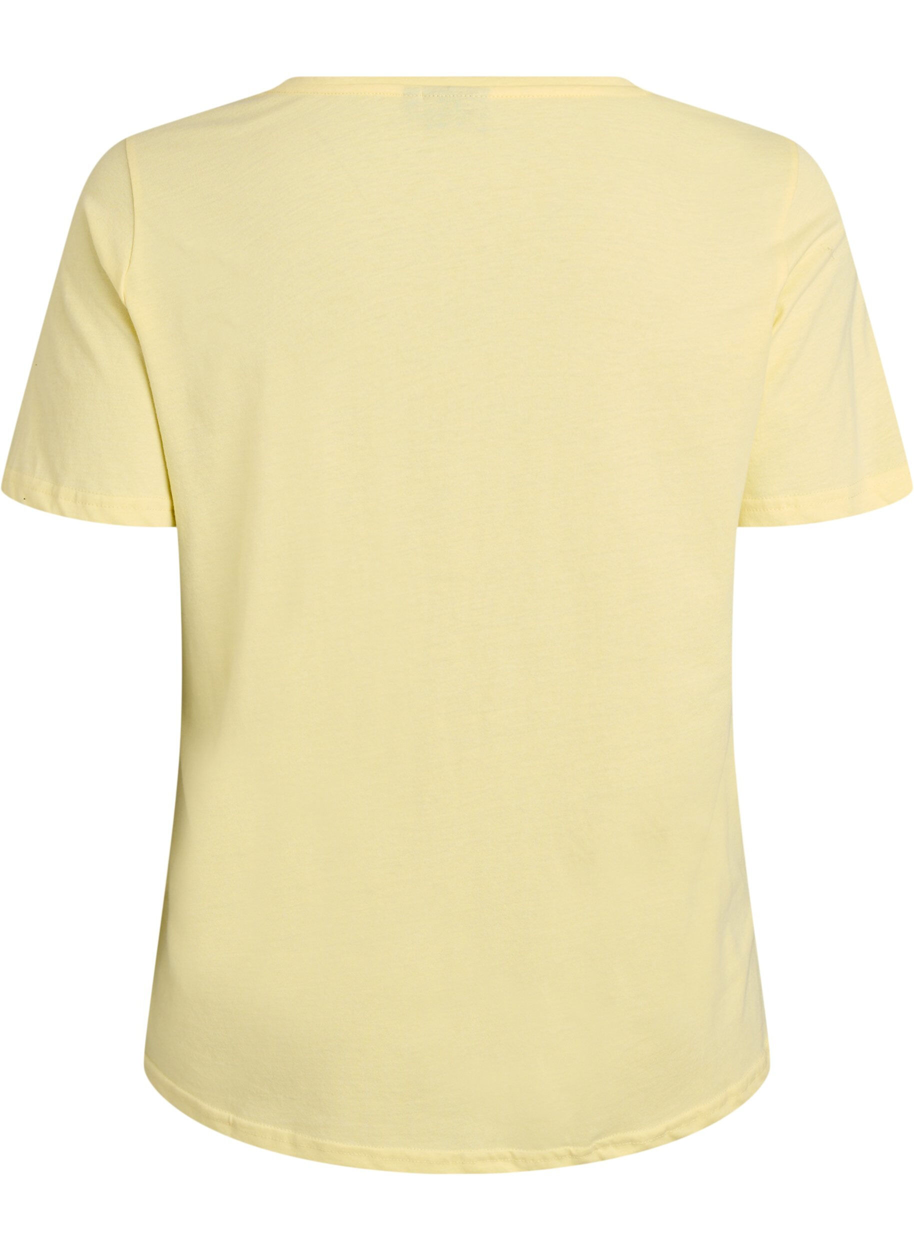 ZizziT-shirt med motiv, Gul, Packshot image number 1