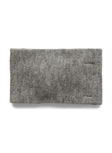 Strikket pandebånd, Medium Grey Melange, Packshot image number 1