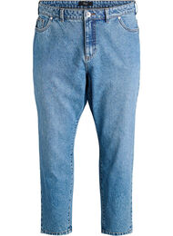 Mille mom fit jeans med h&oslash;j talje, Bl&aring;