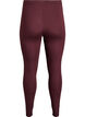 Basis leggings i viskose, Mørk Bordeaux, Packshot image number 1