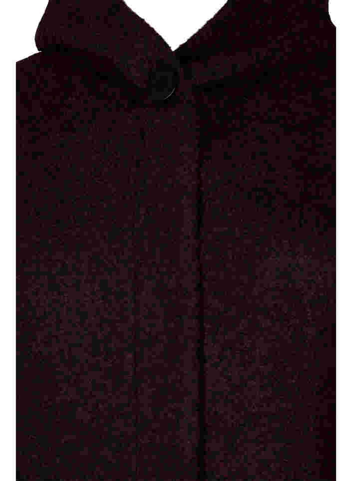 Frakke med hætte og a-shape, Port Royal Mel., Packshot image number 2