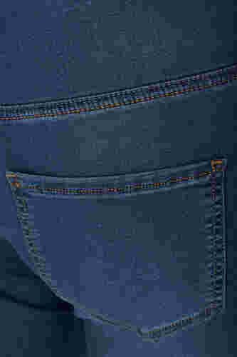 Super slim Amy jeans med høj talje, Blue d. washed, Packshot image number 3