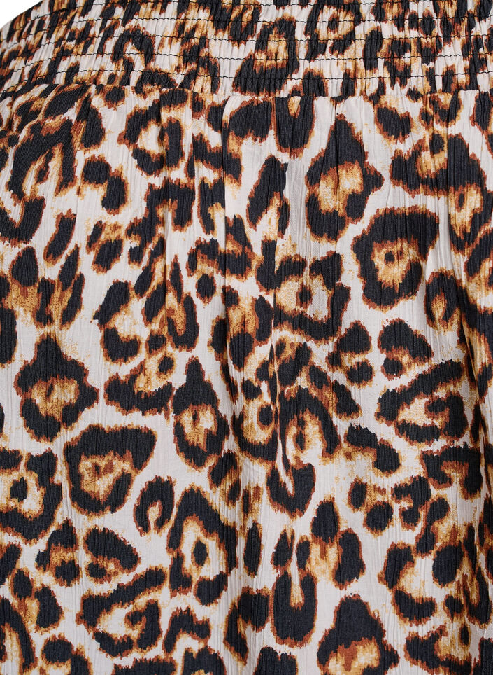 Kort viskose kjole med smalle stropper, Beige, Packshot image number 2