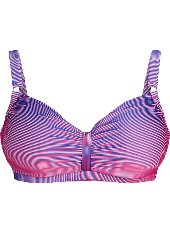 Stribet Bikini-Bh Med BøJle