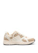 Sporty sneakers med mesh, Beige, Packshot image number 0