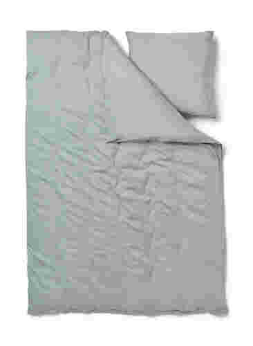 Ensfarvet sengesæt i bomuld, Belgian Block, Packshot image number 1