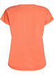 Neonfarvet t-shirt i bomuld, Orange, Packshot image number 1