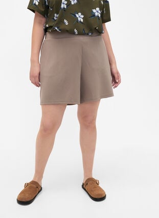 FLASH - Løse shorts med lommer, Driftwood, Model image number 2