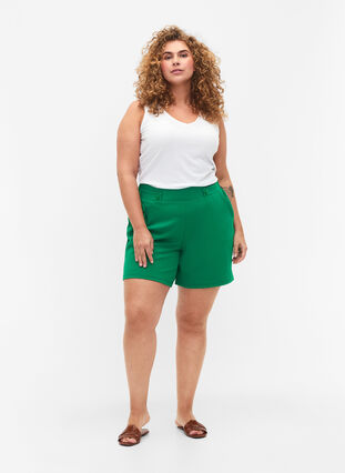 Shorts med lommer og løs pasform, Jolly Green, Model image number 3