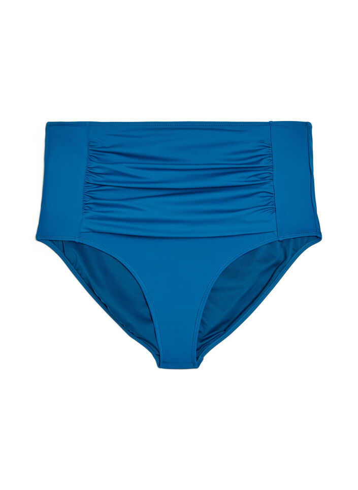 Bikini underdel med h&oslash;j talje, Bl&aring;, Packshot image number 0