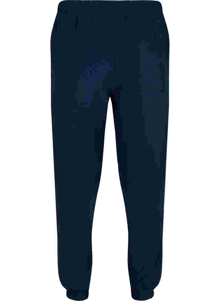 Bukser med lommer og elastikkant , Navy Blazer, Packshot image number 1