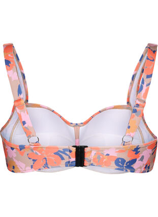 Printet bikini overdel, Retro Flower, Packshot image number 1