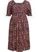 Sommerkjole i viskose med paisleyprint, Bl&aring;, Packshot image number 0