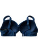 Bikini bh med b&oslash;jle og drapering, Bl&aring;, Packshot image number 4