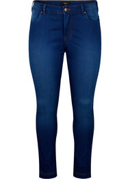 Viona jeans med regulær talje, Blue Denim