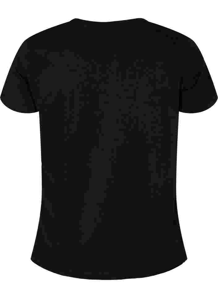 Trænings t-shirt med print, Black A.C.T.V, Packshot image number 1