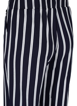 Løse bukser med 7/8 længde, Night Sky Stripe, Packshot image number 3