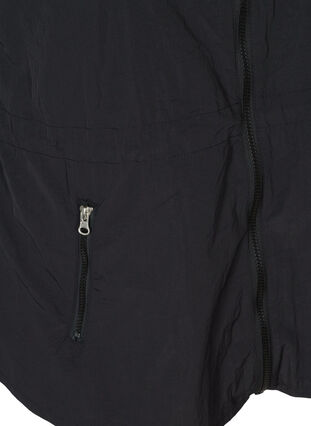 Sportsvest med justerbar talje og lommer, Black, Packshot image number 3