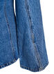 Denimjakke med formgivende syninger og V-udsk&aelig;ring, Bl&aring;, Packshot image number 4