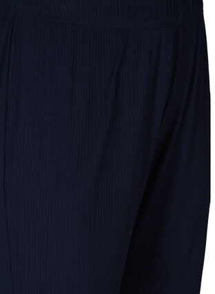 Løse bukser i ribkvalitet, Navy Blazer, Packshot image number 2