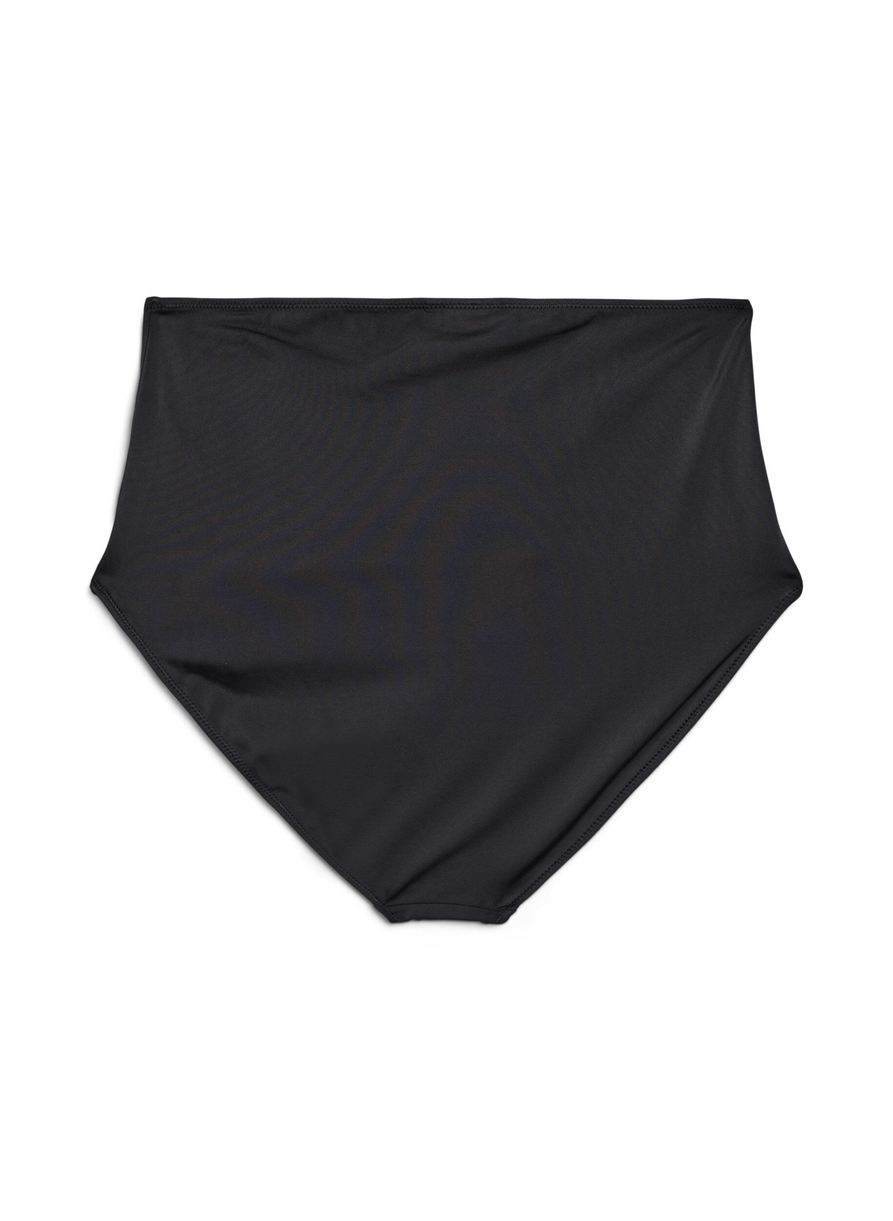 ZizziBikini underdel med h&oslash;j talje, Sort, Packshot image number 1