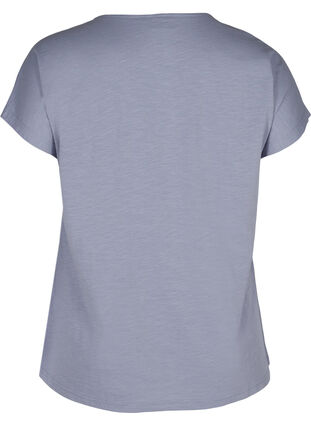 Bomulds t-shirt med printdetaljer , Silver Bullet FLOWER, Packshot image number 1