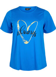 FLASH - T-shirt med motiv, Princess Blue
