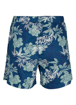 Løse nat shorts med print, Insignia Blue AOP, Packshot image number 1