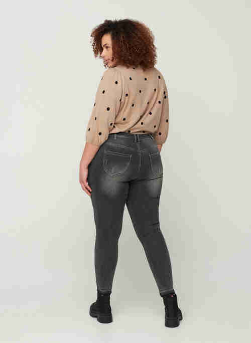 Super slim Amy jeans med slid