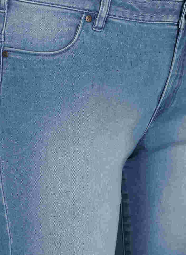 Slim fit Emily shorts med normal talje, Light blue denim, Packshot image number 2