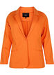 Enkel blazer med knaplukning, Mandarin Orange, Packshot image number 0