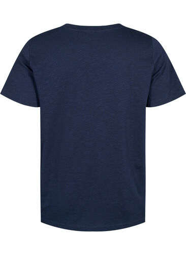 Bomulds t-shirt med tekstprint, Night Sky W. La, Packshot image number 1