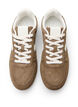 Sneakers i imiteret ruskind, Brun, Packshot image number 2