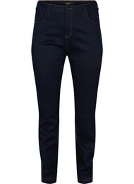 Slim fit Emily jeans med regul&aelig;r talje, Bl&aring;