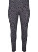 Viskose leggings med leo print, Grå, Packshot image number 0