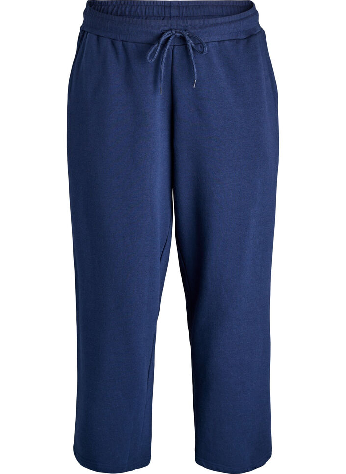 Sweatpants med lommer, Blå, Packshot image number 0