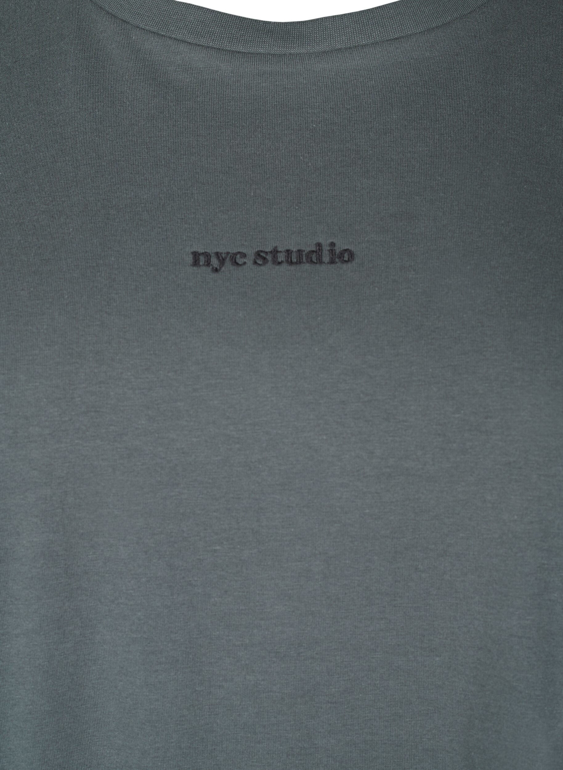 ZizziSporty t-shirt i &oslash;kologisk bomuld, , Packshot image number 2