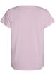 L&oslash;s tr&aelig;nings t-shirt med v-hals, Lilla, Packshot image number 1